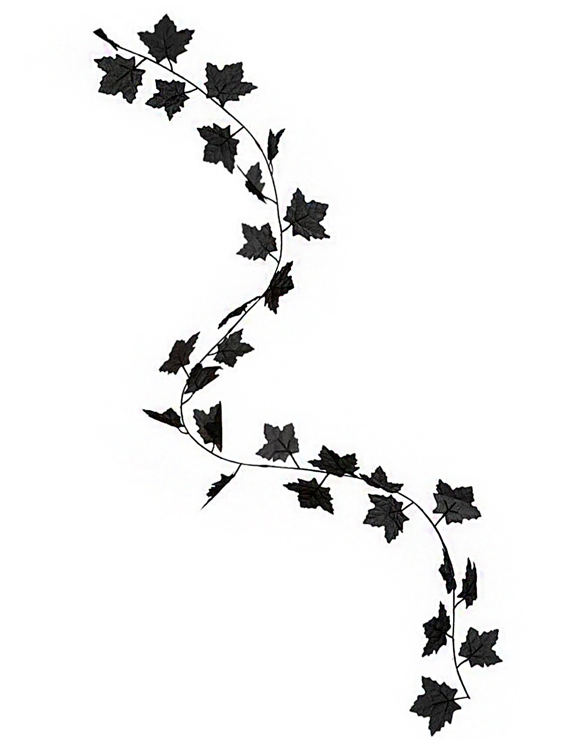 Vue d'ensemble de la guirlande de feuilles décoration d'Halloween