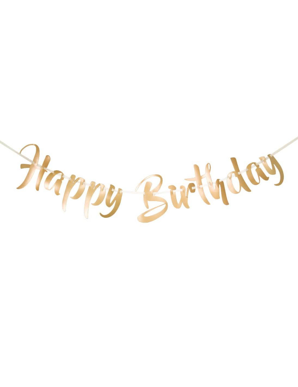 Гирлянда Happy Birthday за златно тържество