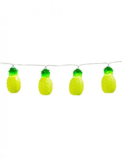 Guirlande lumineuse ananas pour décoration jaune et vert