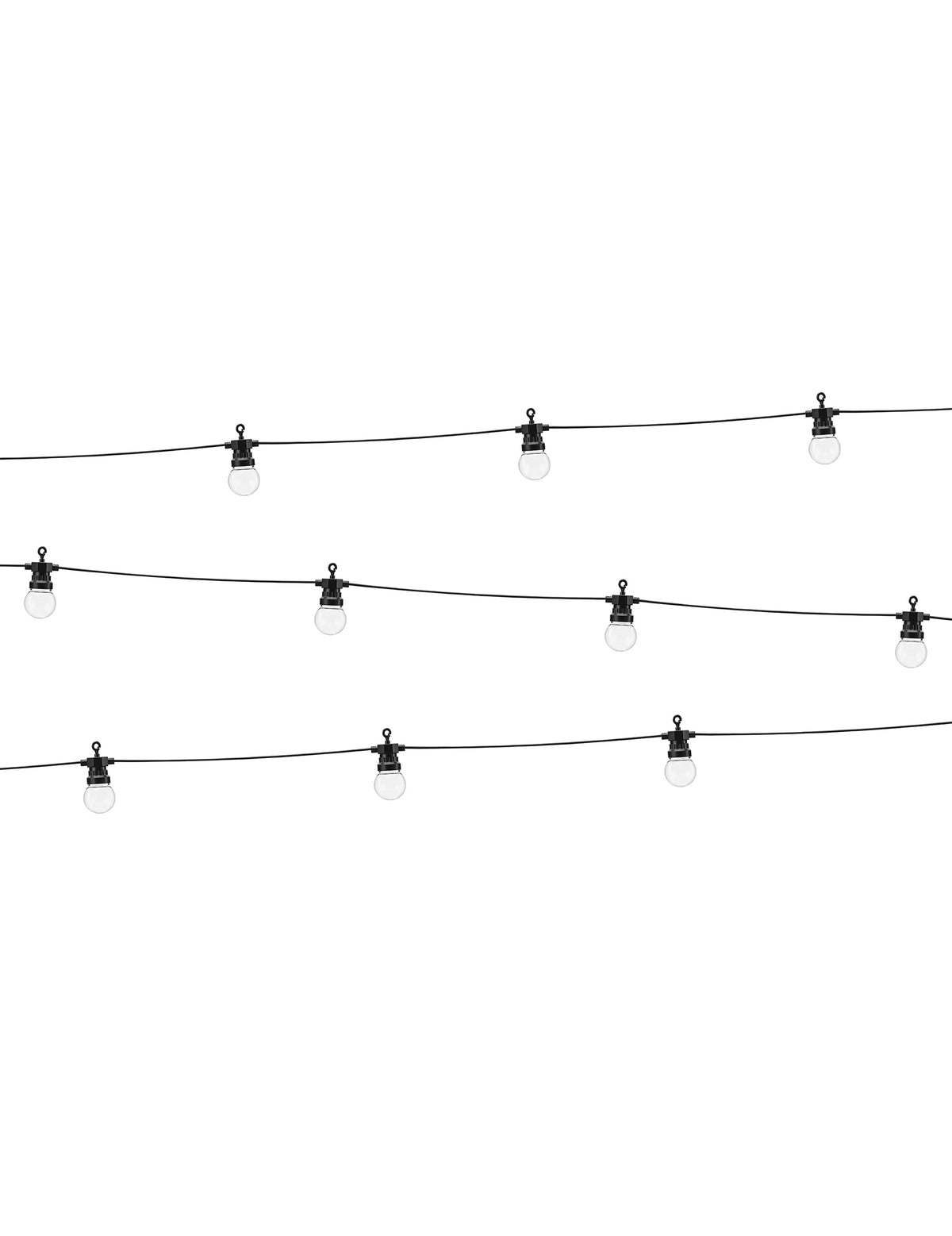 LED светлинна гирлянда guinguette черна 5 m