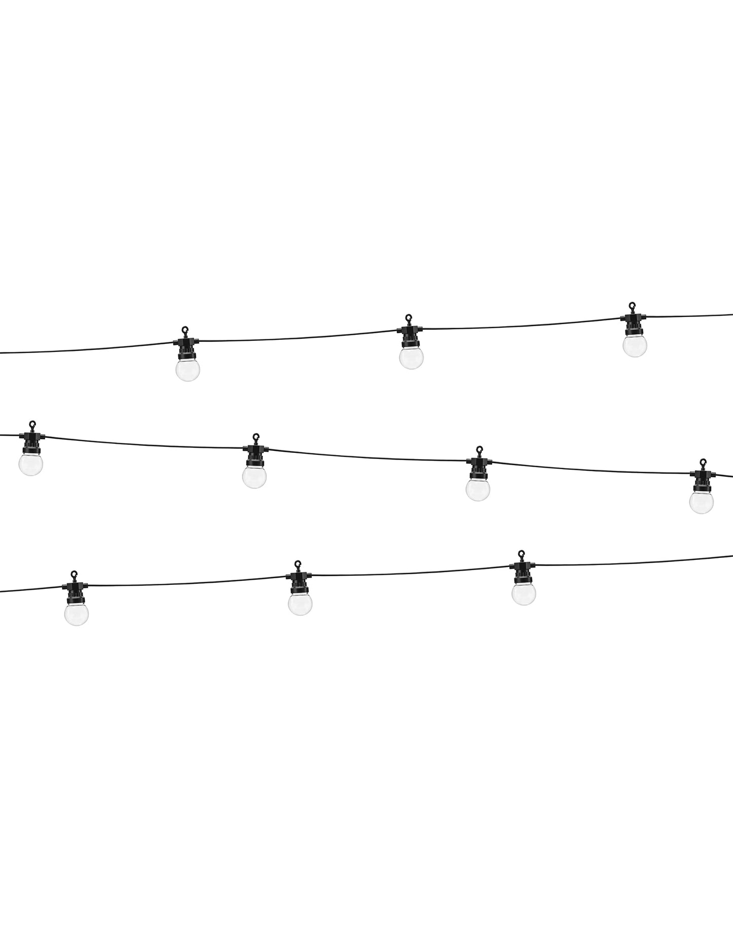LED светлинна гирлянда guinguette черна 5 m