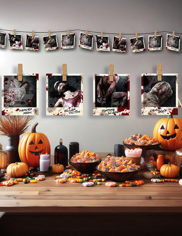 Престъпно място фото хартия гирлянда 2,74 m