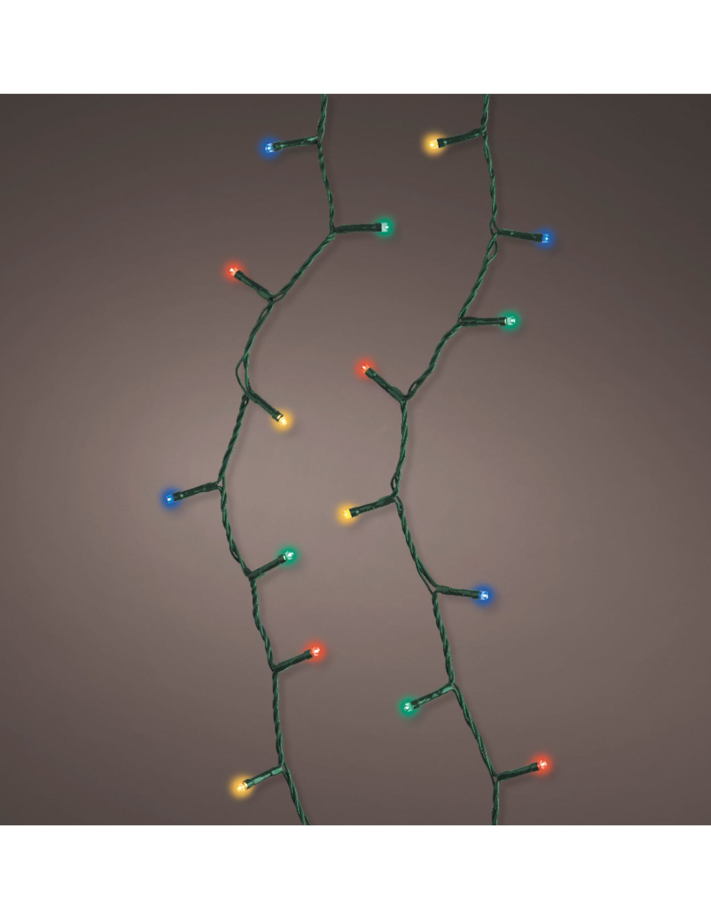 Guirlande lumineuse 400 led 20 m 8 fonctions pour décoration multicolore