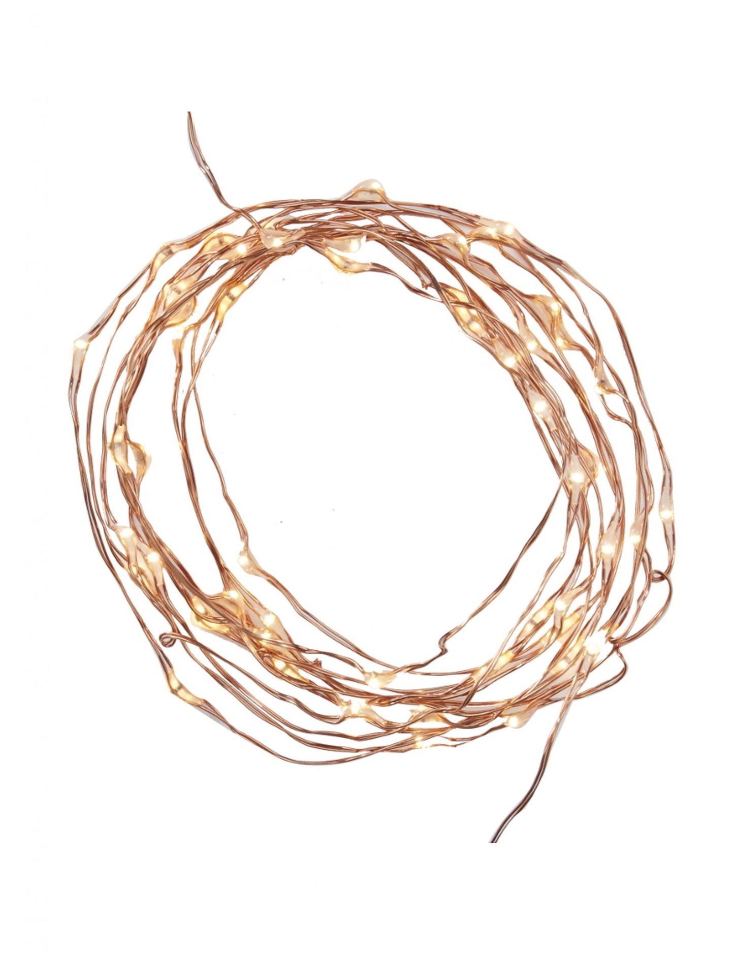 Guirlande lumineuse rose gold pour fête à 60 led