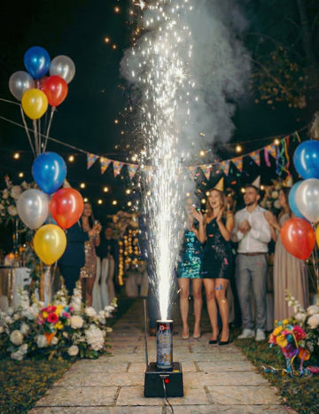 Jet de scène 1 mètre 30 secondes pour fête argent