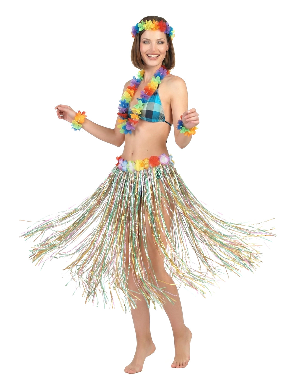 Jupe longue Hawaï pour femme multicolore