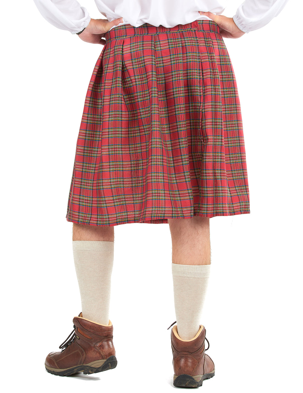 Vue de dos du kilt écossais pour adulte