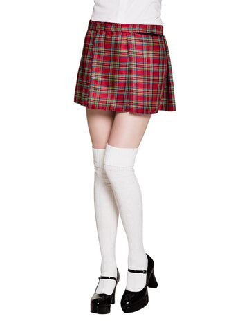 Червена шотландска пола килит за жени 