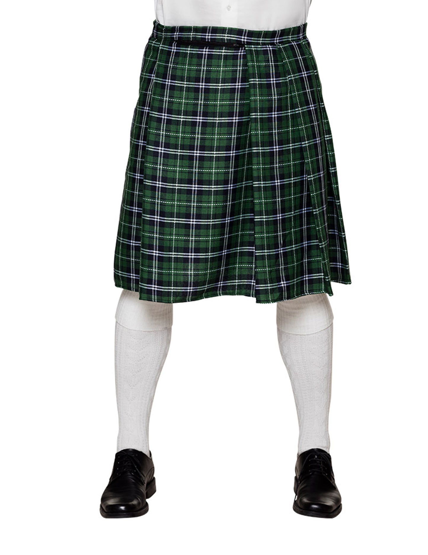 Kilt écossais pour homme vert à carreaux