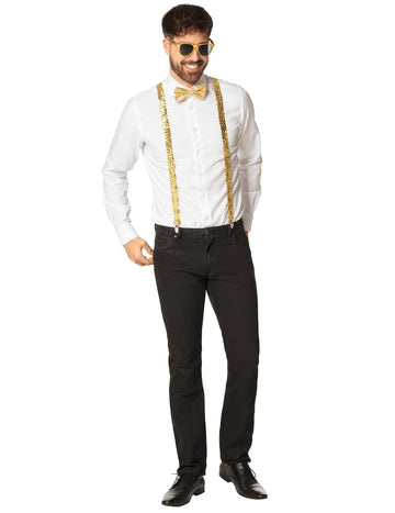 Комплект за аксесоари за златни пайети за възрастни