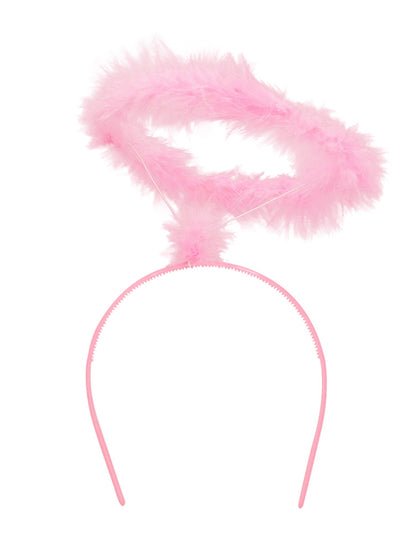 Комплект аксесоари за ангели в светло розово