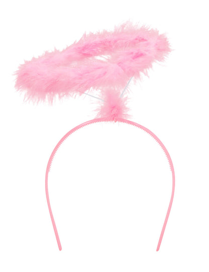 Комплект аксесоари за ангели в светло розово