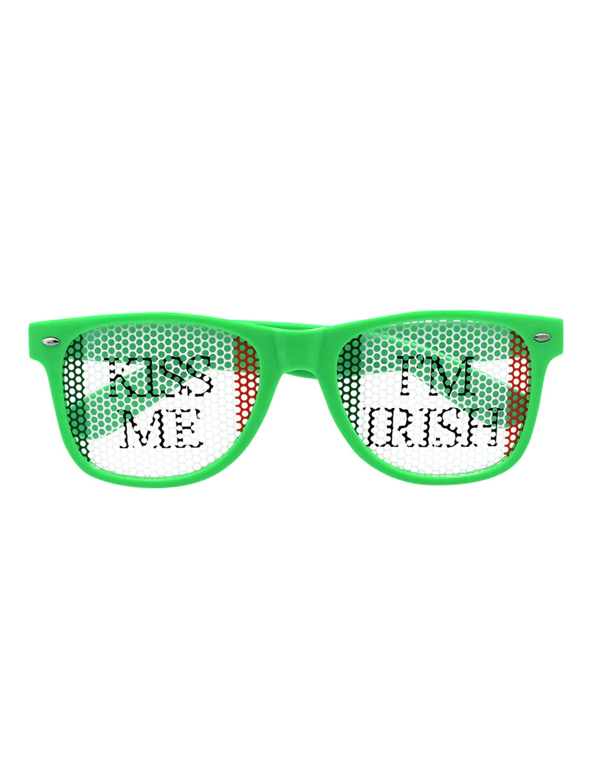 Lunettes Kiss Me I'm Irish du kit accessoires Irlandais St Patrick pour adulte