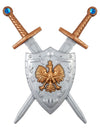 Kit Shield и 2 пластмасови меча за деца
