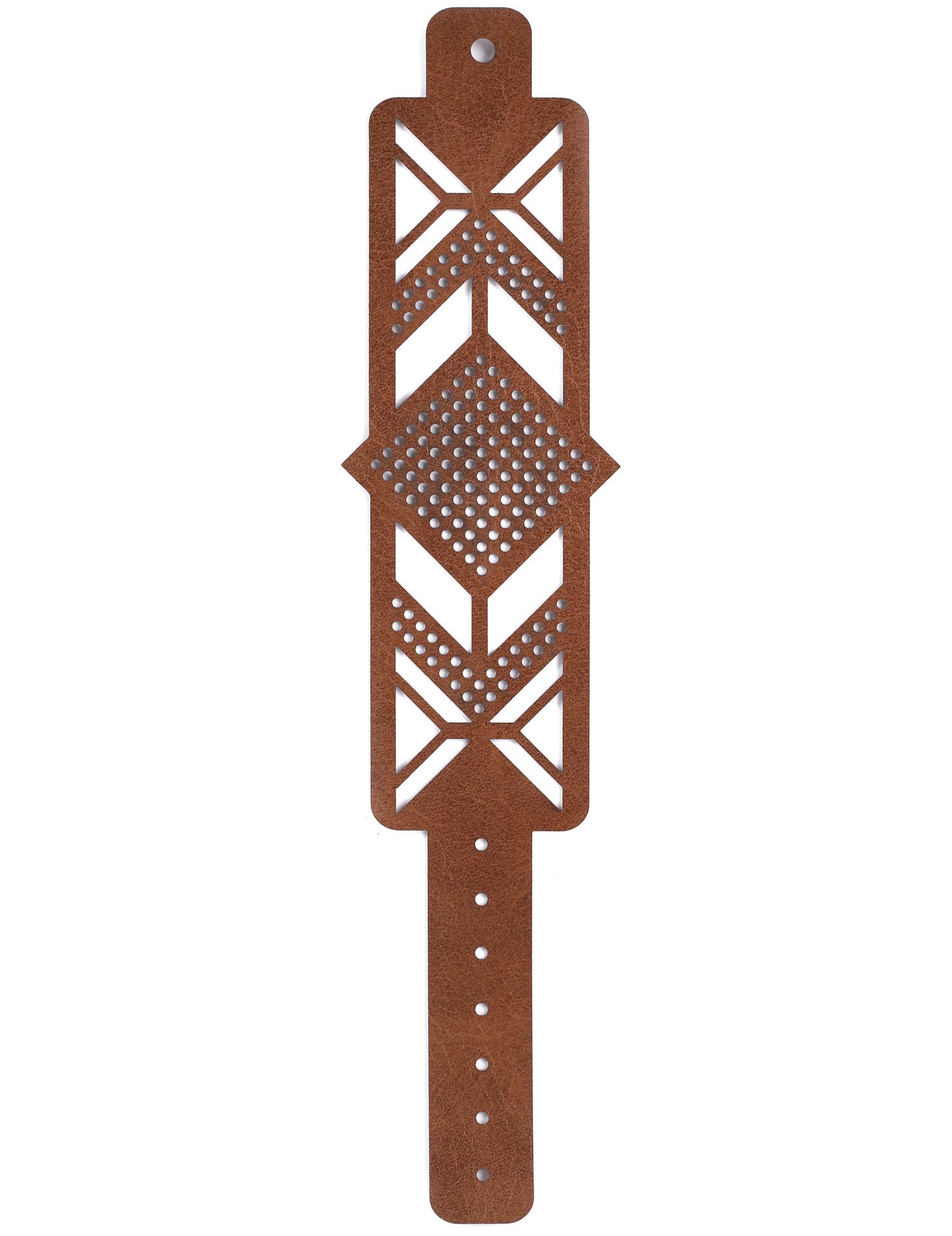 Комплект за бродиране на гривна с диамант в кафява кожа за възрастни.