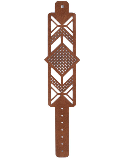 Комплект за бродиране на гривна с диамант в кафява кожа за възрастни.