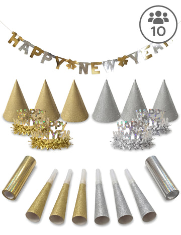 Златен и сребърен комплект Cotillons 27 парчета