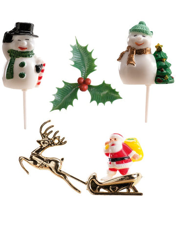 Комплект от 6 декорации за коледен дневник