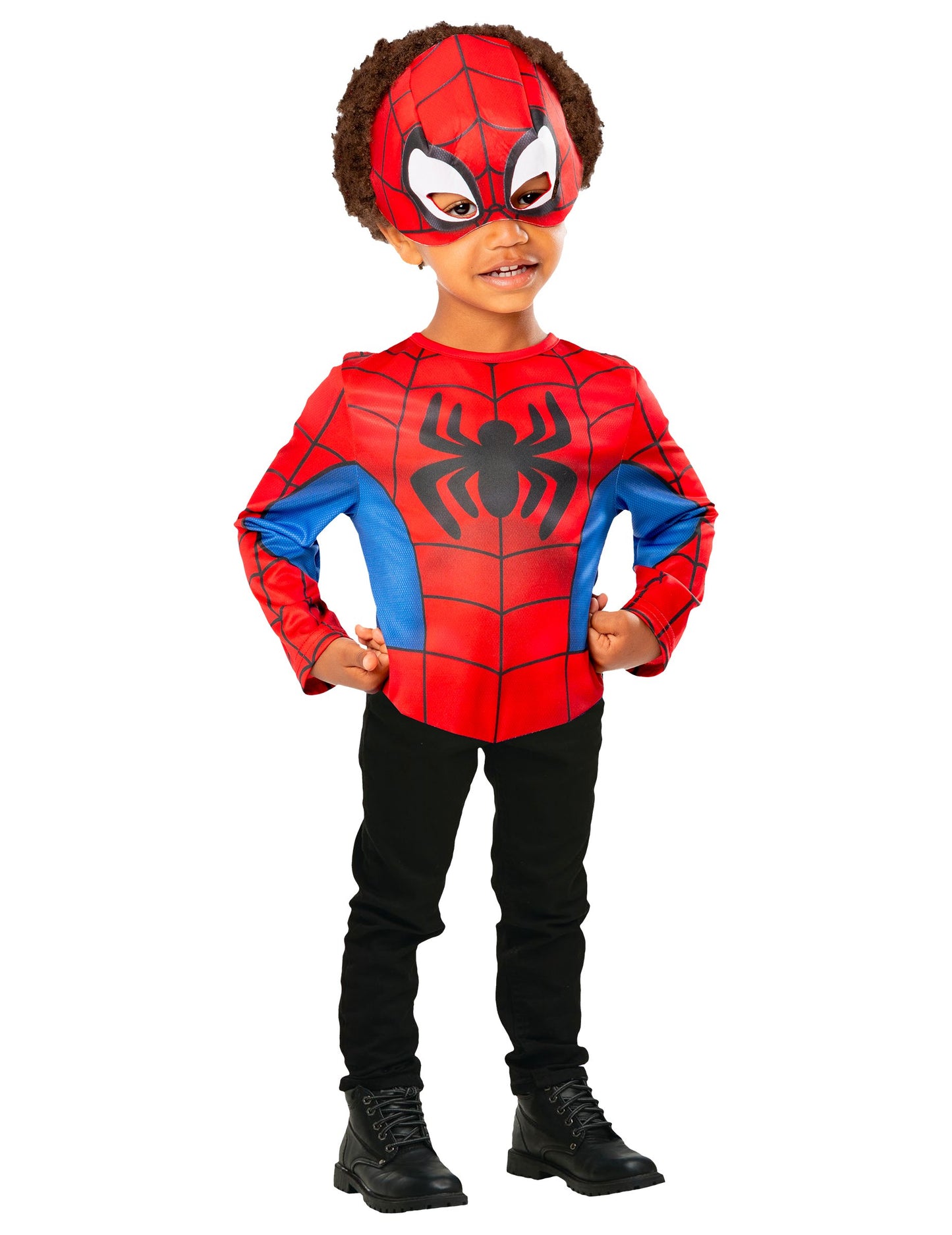Детски горнище и комплект маска Spidey and his extraordinary friends