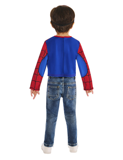 Vue de dos du kit haut et masque Spidey et ses amis extraordinaires