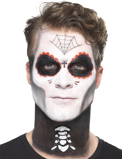 Мексикански скелет грим комплект за възрастни dia de los muertos