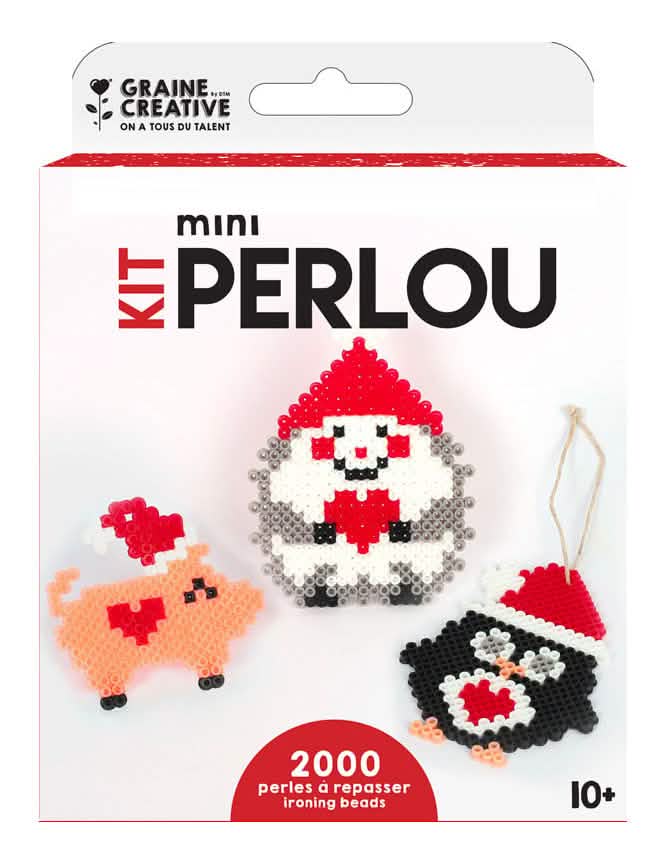 Комплект мъниста за гладене животни коледа за творчески занимания многоцветно с 2000 мъниста