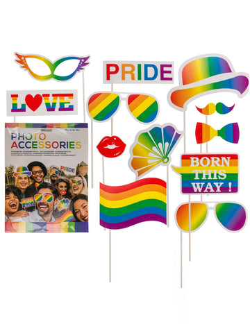 Комплект за фотокабина Pride Rainbow, 12 части