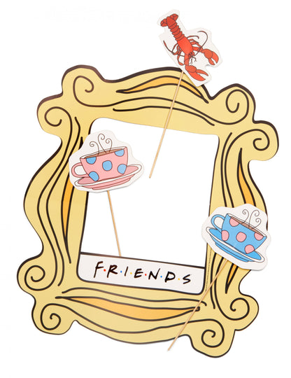 Комплект за фотокабина Friends™ от 3 части с рамка (40x46 см)