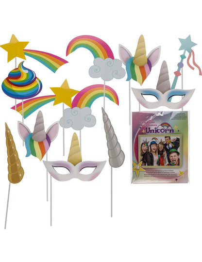 Комплект за фотокабина с еднорог от 12 части