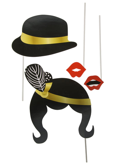 Kit photobooth nouvel an 12 pièces