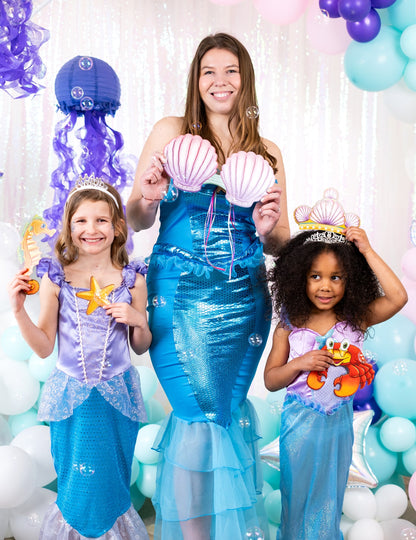 Photobooth Kit Princess Siren 10 аксесоари