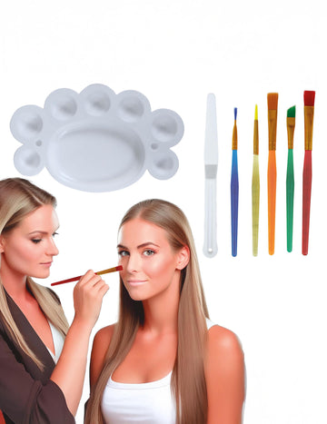 Комплект четки и палитри за грим