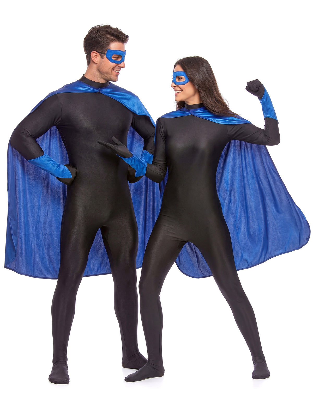 Kit super héros bleu adulte