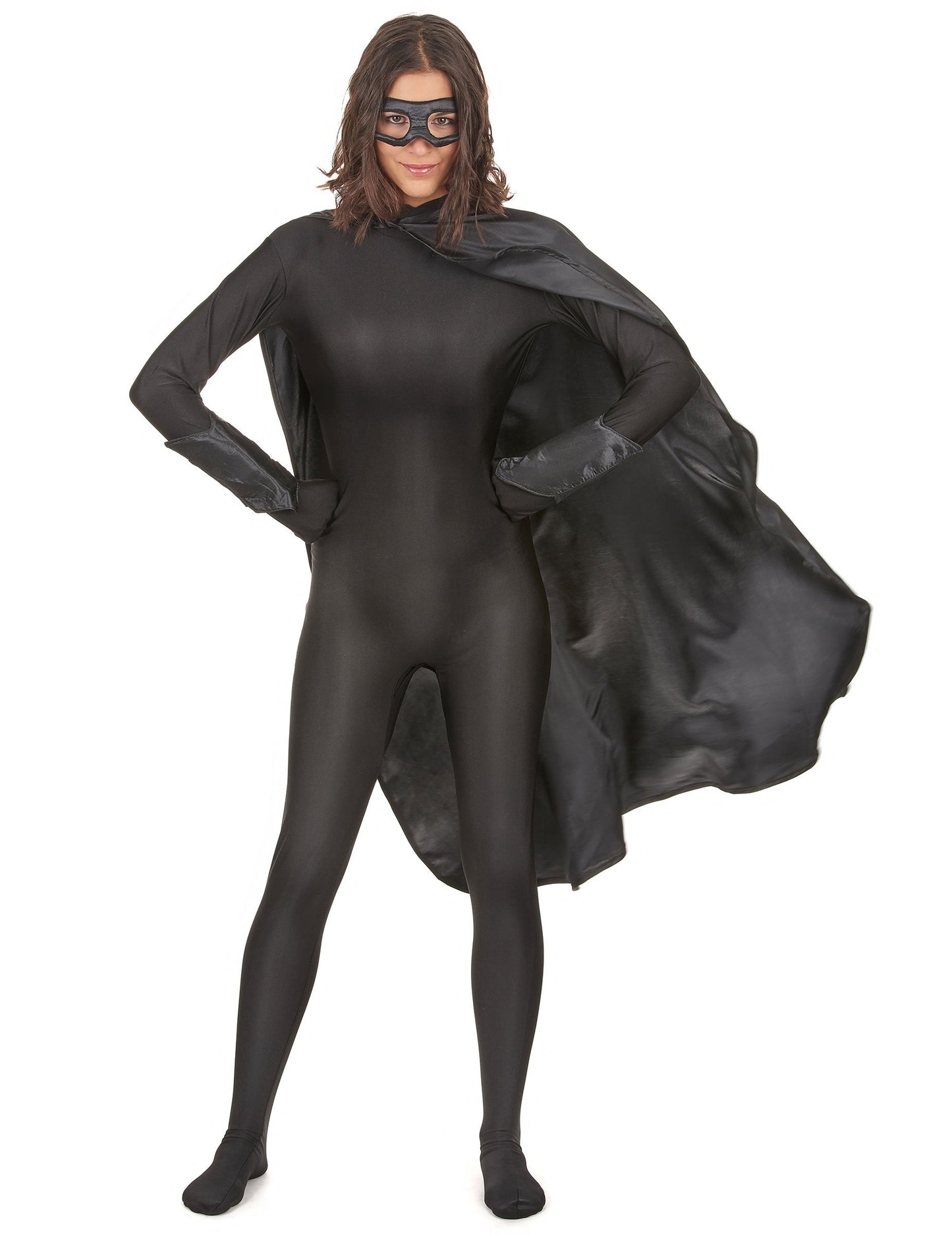 Комплект черен супергерой за възрастни 