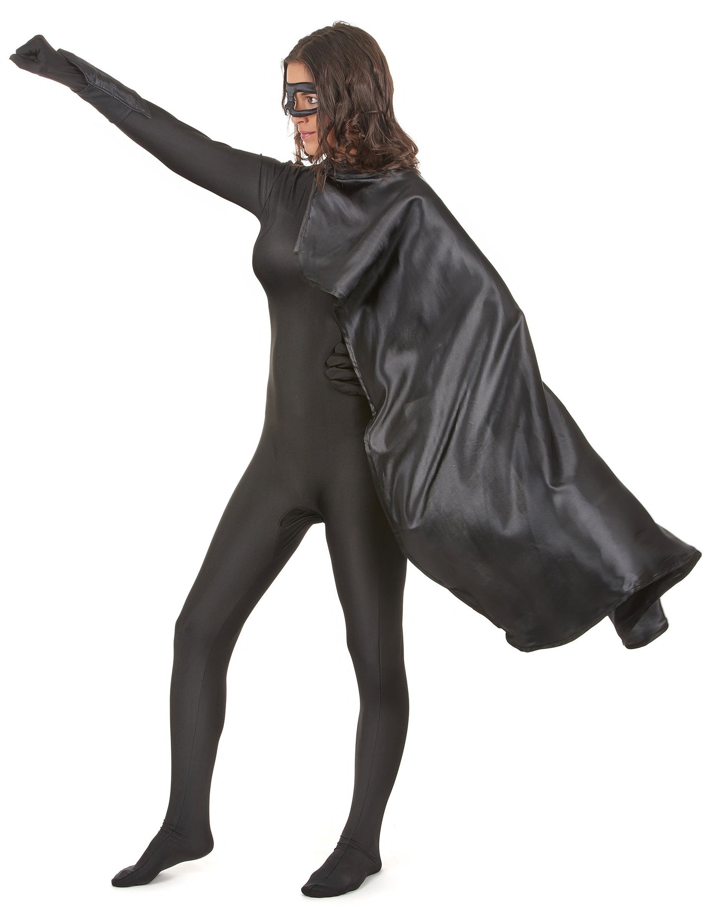 Комплект черен супергерой за възрастни 