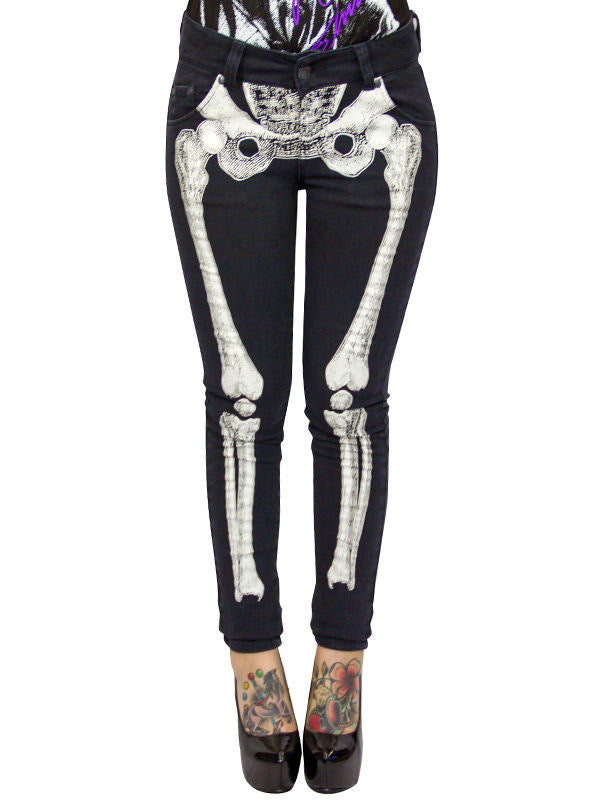 Скелетни дънки за жени