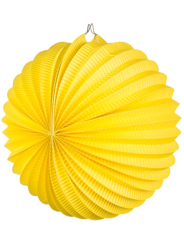 Жълт фенер топка 23 cm 