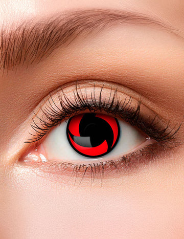 Фантастични лещи манга червено и черно 1 седмица 