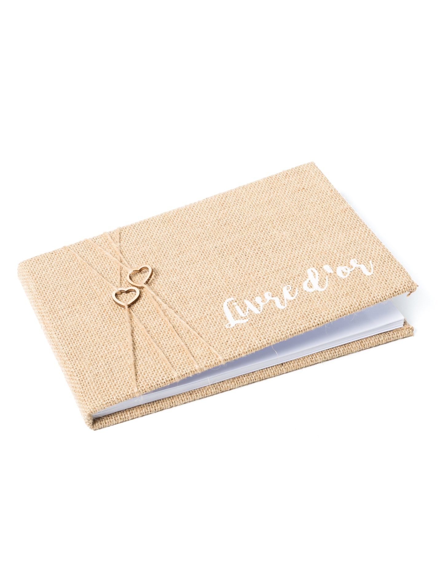 Книга за гости от юта, 64 страници, 16,5 x 24 см cm сватба сред природата