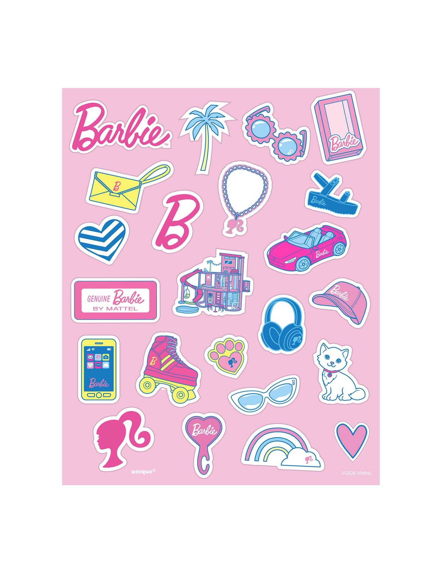 Комплект от 4 листа стикери Barbie™