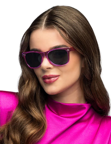 Възрастни метални розови блус очила