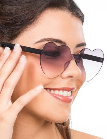 Сърдечни очила пушени стъкло Възрастни