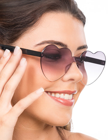 Сърдечни очила пушени стъкло Възрастни