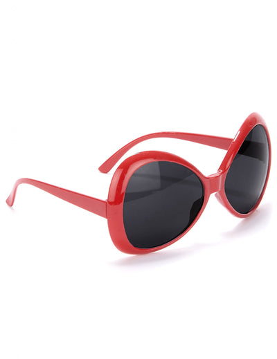 Lunettes disco pour adulte rouge