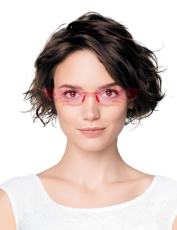 Очила за възрастни розови пламъци