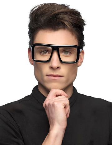 Черни ретро очила