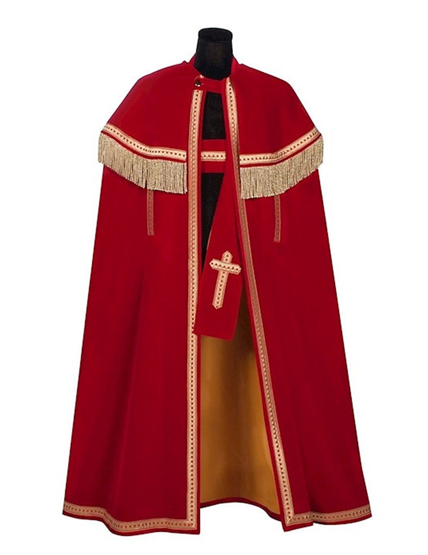 Кадифено палто Bram Deluxe за възрастни „Свети Никола“