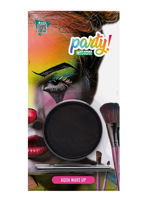 Maquillage à l'eau de fête pour adulte et enfant noir avec pinceau