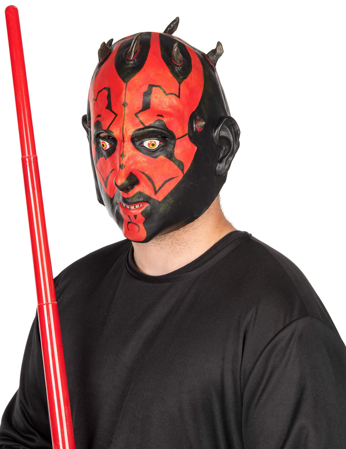 Профилен изглед на 3/4 маската Darth Maul Star Wars