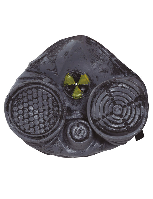 Vue de face du masque à gaz nucléaire pour adulte